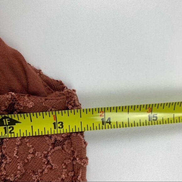 ANTHROPOLOGIE eri & ali Terracotta Crossover Tank Top size small - Picture 5 of 8